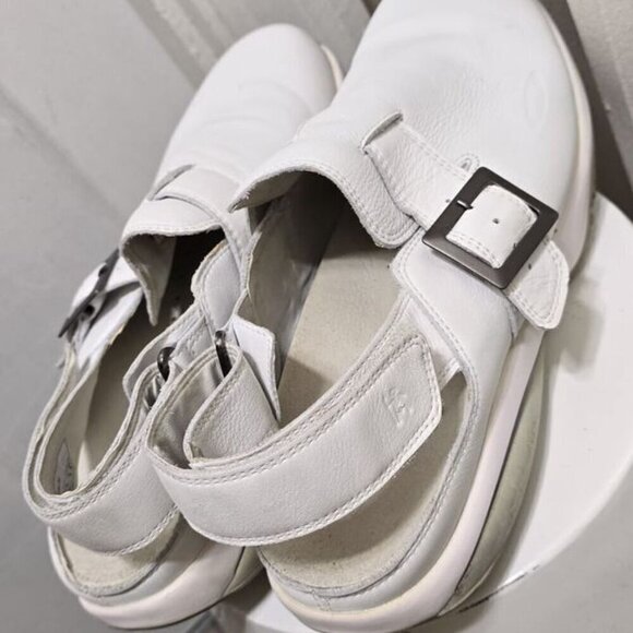 MBT Imara Rocker White Clogs Leather Mules Women's Size 10🌴 - Picture 3 of 8